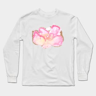 cotton candy peony Long Sleeve T-Shirt